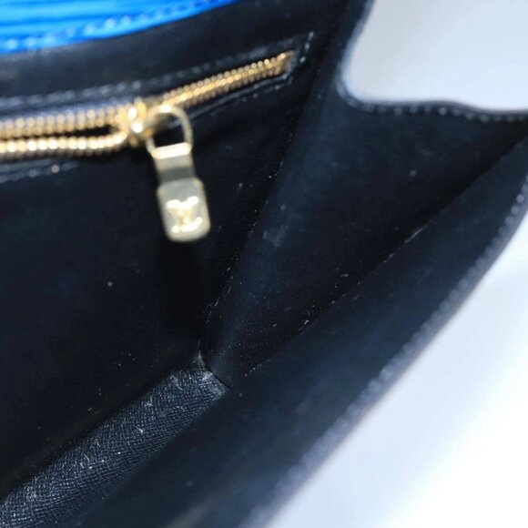 LOUIS VUITTON Epi Art Deco Clutch Bag Blue M52635 LV Auth ep6698 - Picture 10 of 16